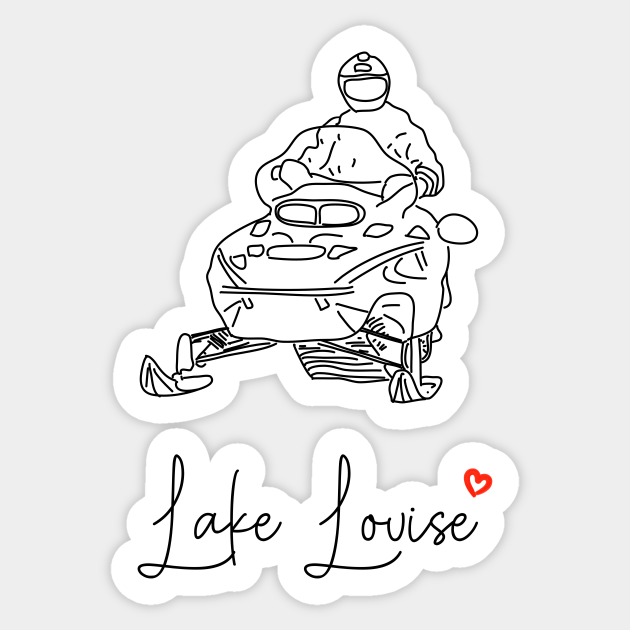 Lake Louise Lake Louise Sticker TeePublic